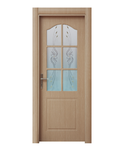 BY-107 Porte intérieure Placage pvc ou Laqué